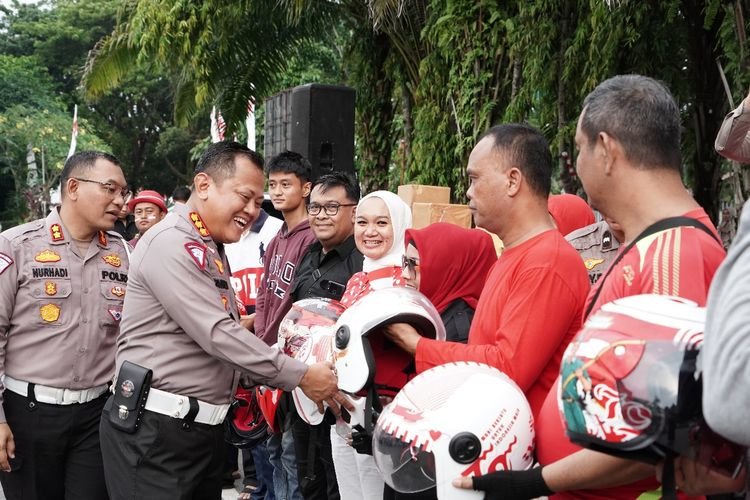 Meriahkan HUT Ke-79 RI,Polda Riau Gelar Lomba Desain Helm Merah Putih
