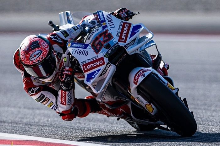 Kata-kata Pecco Bagnaia Usai Gaspol Motor Baru MotoGP Ducati 2025 Bareng Marc Marquez