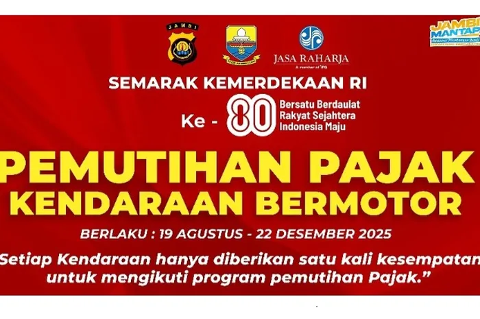 Pajak Kendaraan Mati 15 Tahun Cuma Bayar 2 Tahun, Jambi Masih Gelar Pemutihan Pajak Kendaraan